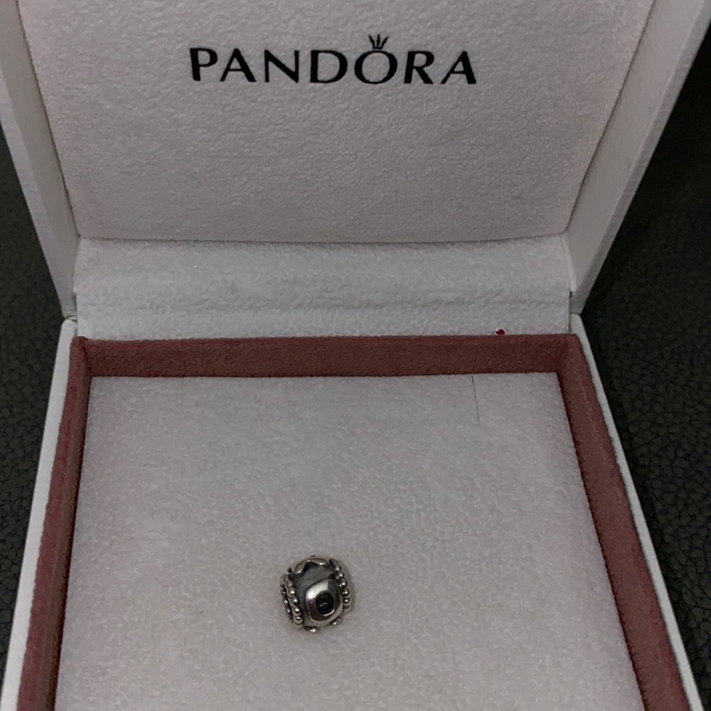 Pandora retired mom charm two tone